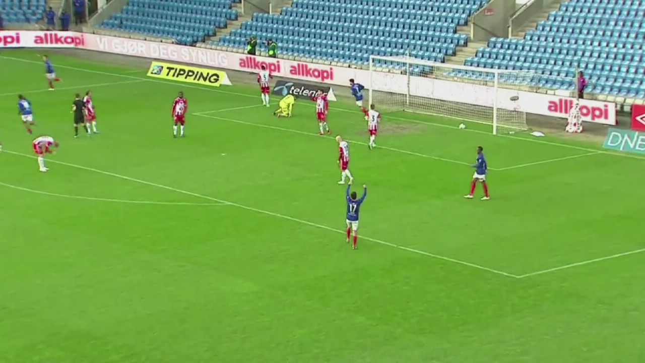 Rasmus Lindkvists scoringer i 2016